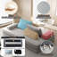 Canapé-lit convertible 3-en-1 multifonctionnel avec dossiers inclinables et coussins de rangement-1795658137