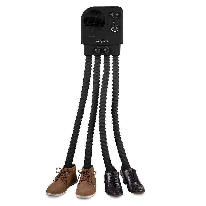 OneConcept Choobidoo Shoe Dryer, Black
