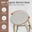 Swivel Upholstered Counter Stool