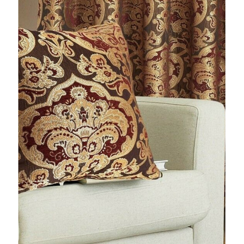 Hefley Curtain, 117 W x 137 D cm, Burgundy