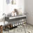 Shoe Rack Bench For Entryway, Industrial Bench, Rustic Shoe Rack
