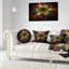 Coussin lombaire en fleur d’art digitale