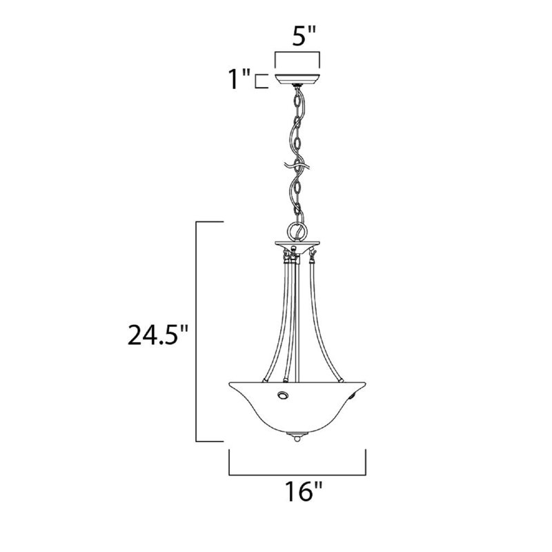 Luminaire suspendu bol simple à 3 lumières olli, Marbre / nickel satiné