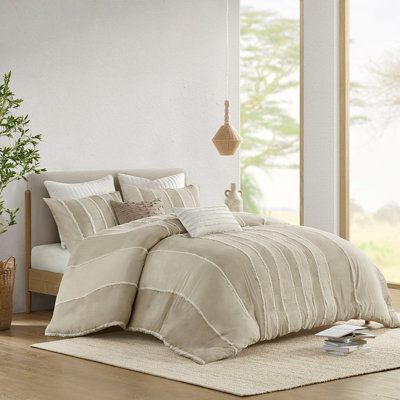 Ensemble de housse de couette en coton 3 pièces Gracie Mills Ara