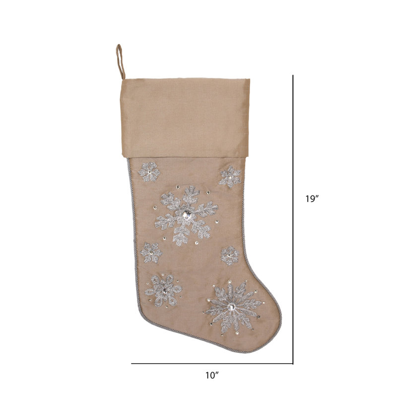 Snowflake Christmas Stocking
