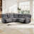 Watertown 7 - Piece Modern and Overstuffed Soft Breathable Fabric Manual Reclining Sectional
