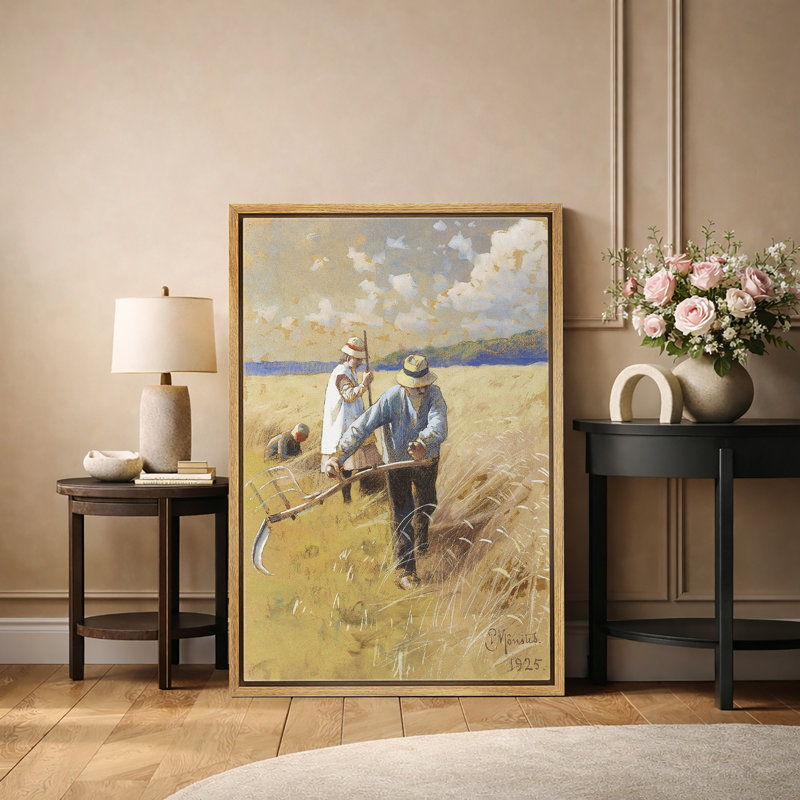 Golden Farm Field Farmers, H 36 po x l 24 po x P 1,5 po, Cadre flottant naturel
