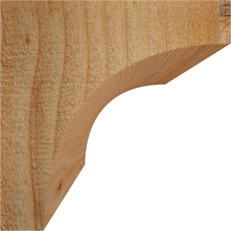 Huntington Corbel, H 6 po x l 6 po x P 6 po, Sapin de Douglas, Sciage brut