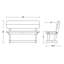 Banc de parc POLYWOOD-9542069-9552106-1326968