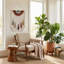Macramé décoration murale Boho Home Decor fait à la main en macramé tapisserie décorative pour chambre à coucher salon appartement dortoir galerie-130810964