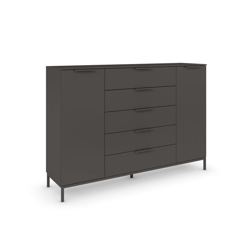 5 - Drawer Chest of Drawers, Graphite