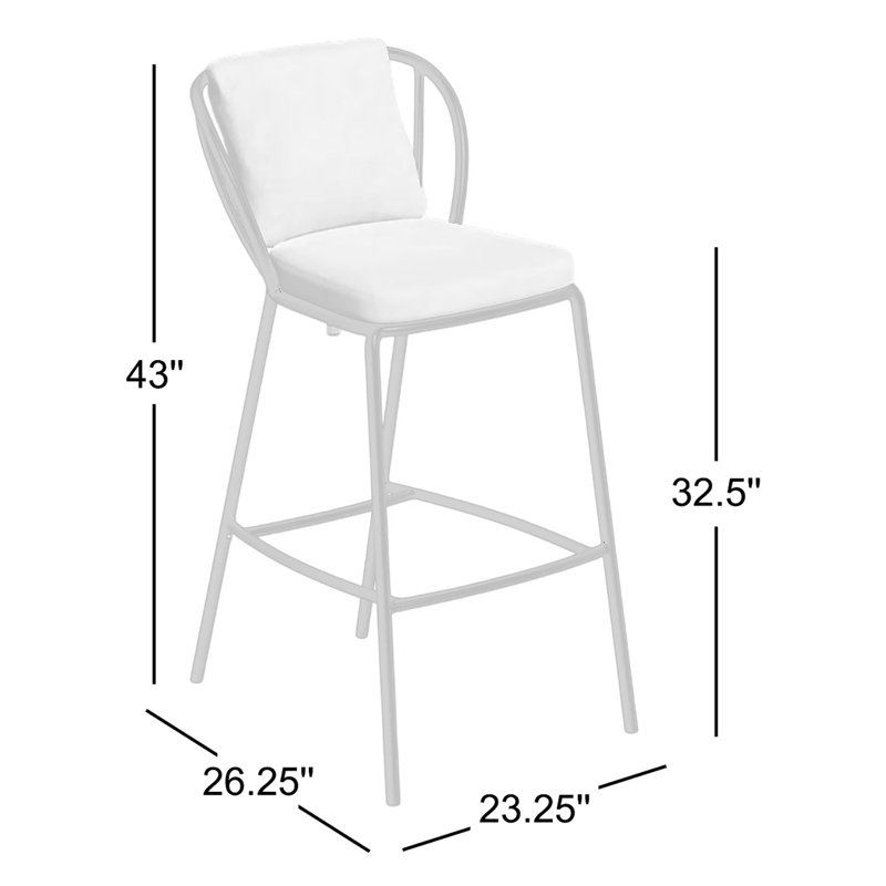 Malti Outdoor Bar Stool, 2