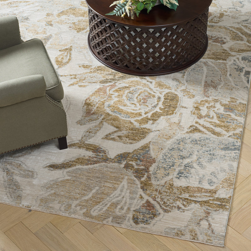 Tapis floral Bloom 724 Performance, Rectangle 8' x 10'
