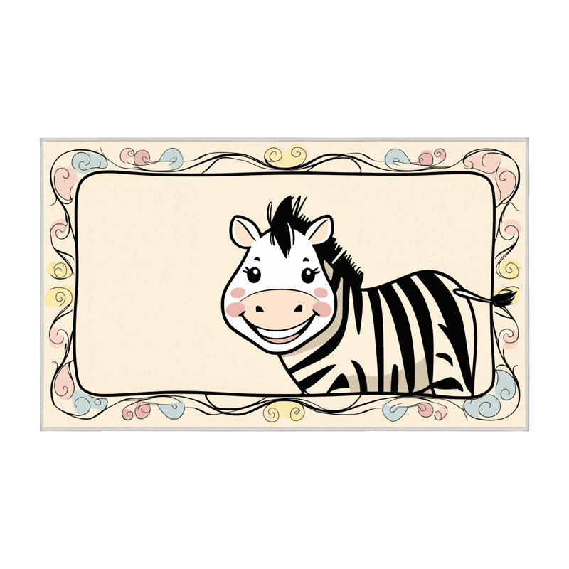 Tapis pour enfants East Urban Home, Rectangle 5 pi x 7 pi