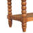 Leather Spindle Bench