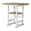 Table de comptoir carrée 37 po Featherstone, blanc-130678655-130678656