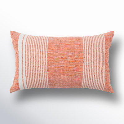 Aelin Striped PET Yarn Indoor/Outdoor Throw Pillow