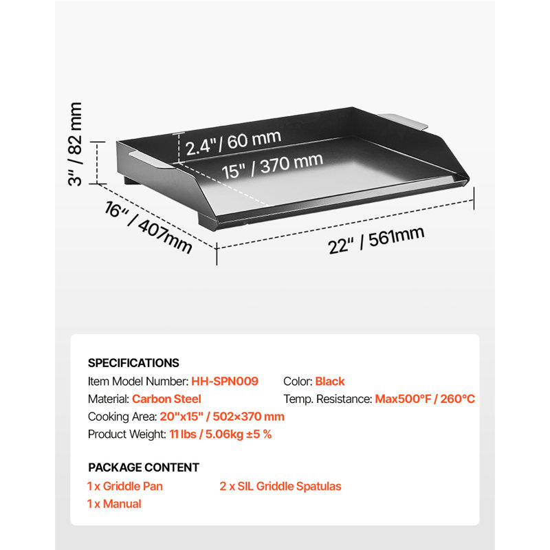 Batterie de cuisine pour barbecue 16 po