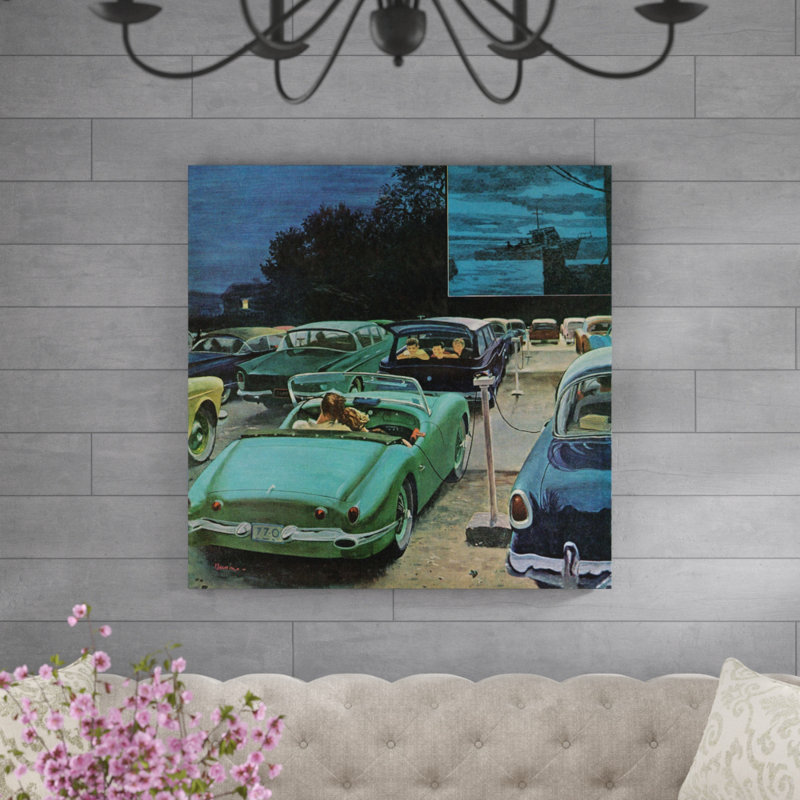 Reproduction d'art sur toile tendue, 40 po x 40 po