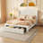 Velvet Bed Frame With 2 Storage Drawers And Tufted Headboard, Upholstered Platform Bed With Wood Slats, No Box Spring Needed, Easy Assembly-1980249316