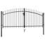 Barrière en métal noir Iberia-71250229