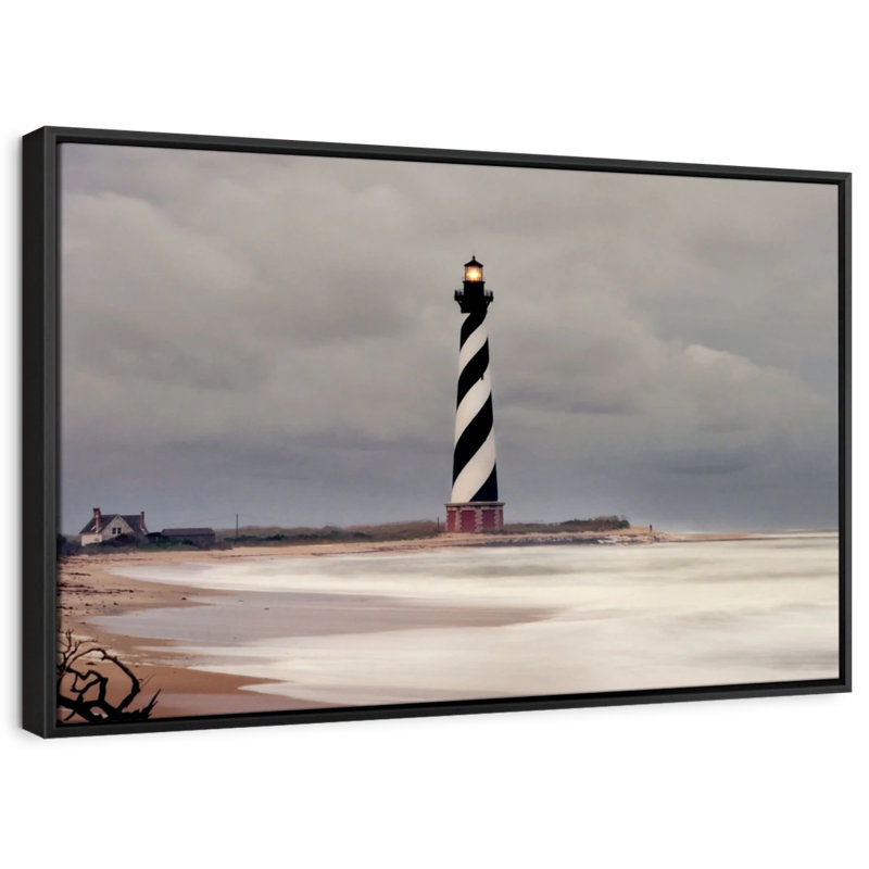 Stormy Cape Hatteras Canvas Print, 9" H x 13" W