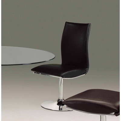 19'' H Faux Leather Upholstered Side Chair