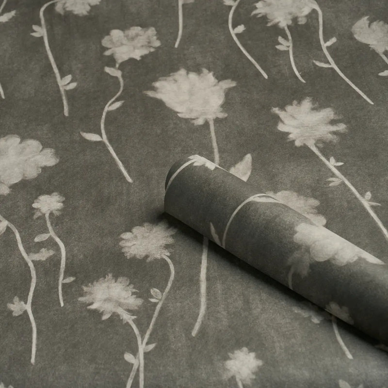 Papier peint Schumacher X Backdrop avant minuit, Noir
