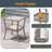 6 Piece Patio Conversation Sofa Set with Table-110097514