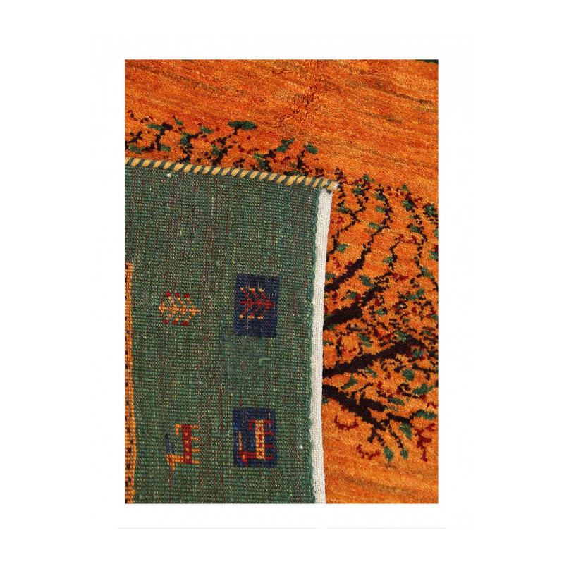 Fine Hand knotted Persian Gabbeh Runner 2'8'' X 8'2''
