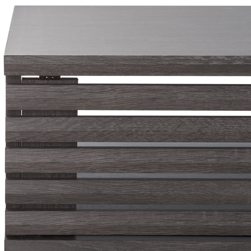 Aveneet Coffee Table, Distressed Black