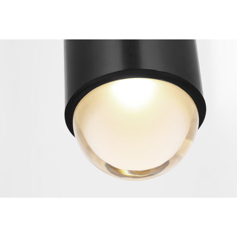Ebell Flush Mount, Dark Bronze, 24" H x 4.5" W x 4.5" D