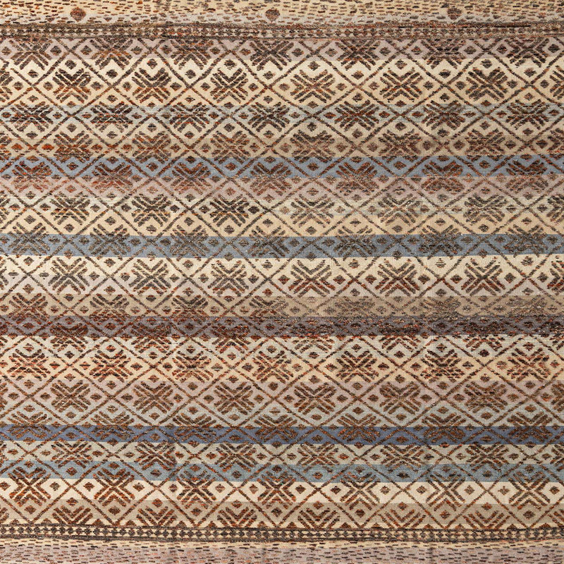 Tapis abstrait moderne 4582, Carré 5 pi