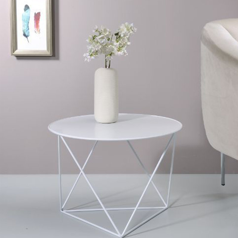 Independence Single Coffee Table, White