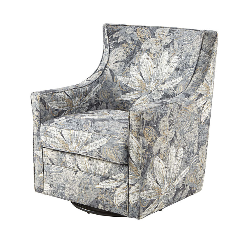 Alana Swivel Glider Chair, Polyester double