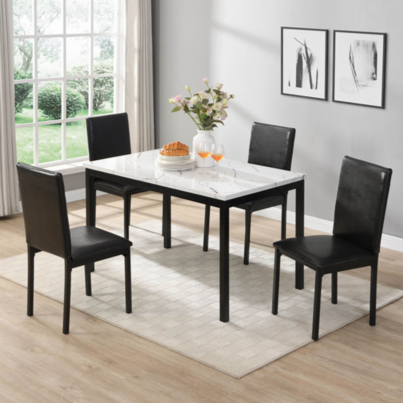 Ensemble repas pour 4 personnes Jem, Noir, Noir