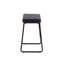 Ensemble de 2 tabourets de bar Ebern Designs Selma, cuir PU, pieds en fer-799263617-696169361