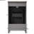20" Bathroom Vanity - Ceramic Basin, Space Efficient, Gray Finish Base Construction