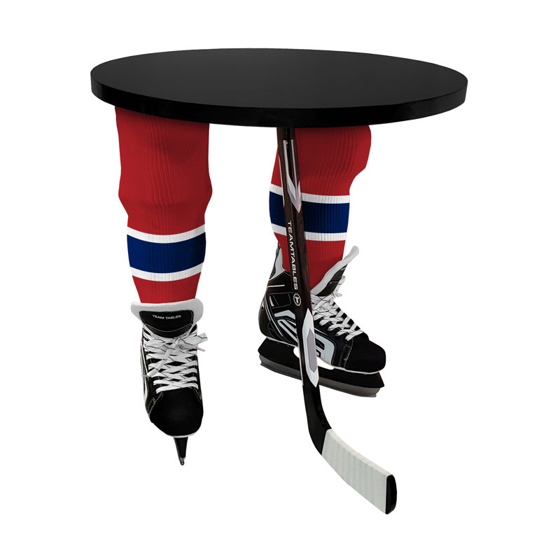 Table de bout à 3 pieds, Miel, Blanc, Canadiens de Montréal