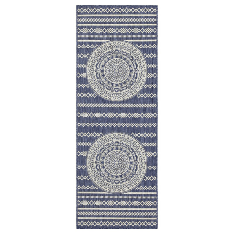 Sunshine GC_HAR2016 Blue 5 Ft. 3 In. X 7 Ft. 3 In. Indoor/Outdoor Area Rug, Rectangle 5'3" x 7'3"