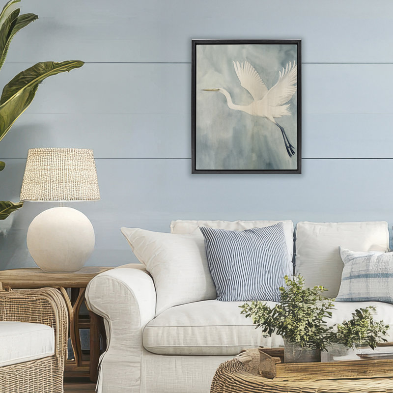 Cadre flottant Elegant Island Specter, design par Grace Popp, Cadre flottant noir de jais, H 21 po x l 17 po