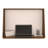41" Brown Wall Mounted Floating Desk-757644720
