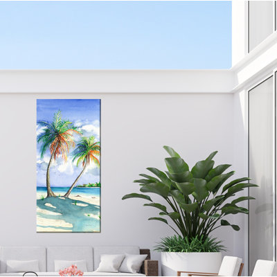 Art mural sur toile Palm Shadows
