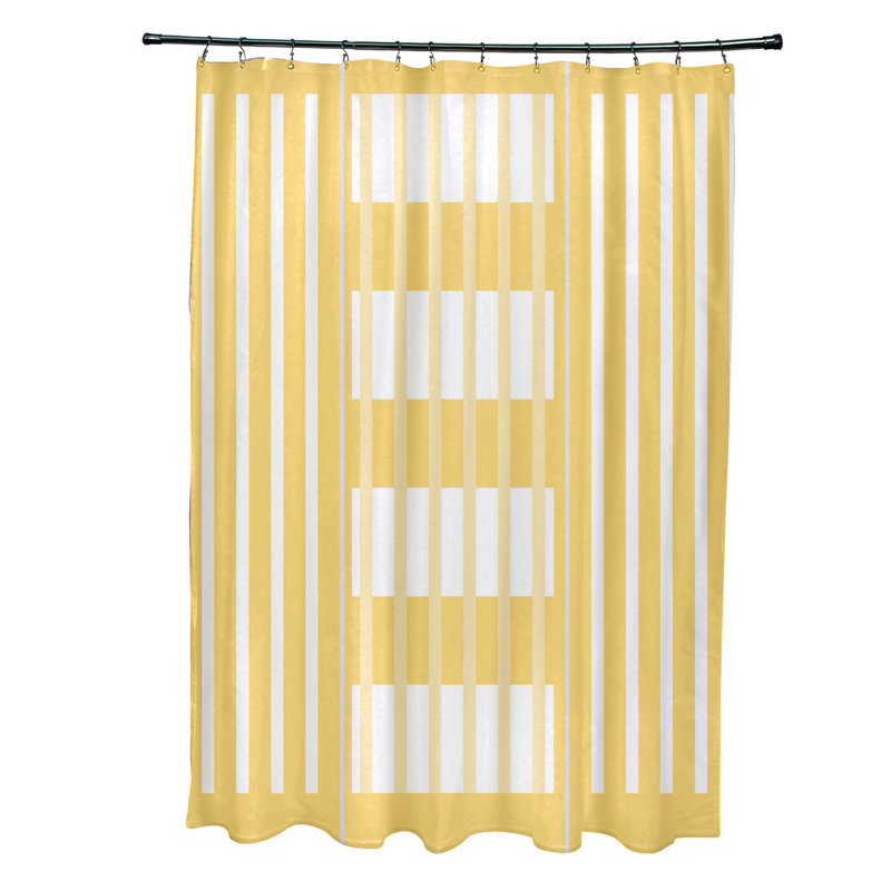Rideau de douche Bartow, Jaune