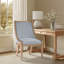 Chaise rembourrée Bedford avec garniture cloutée Elmcrest-118758568