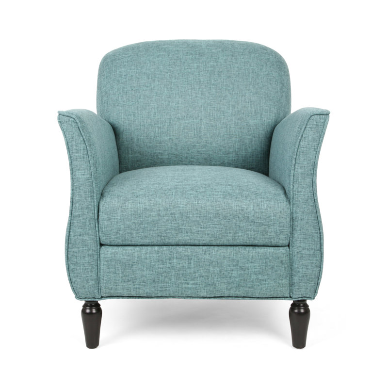 Chocheles Upholstered Armchair, Teal