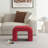 Ellecia 25.6'' Boucle Upholstered Waterfall Bench-61281779