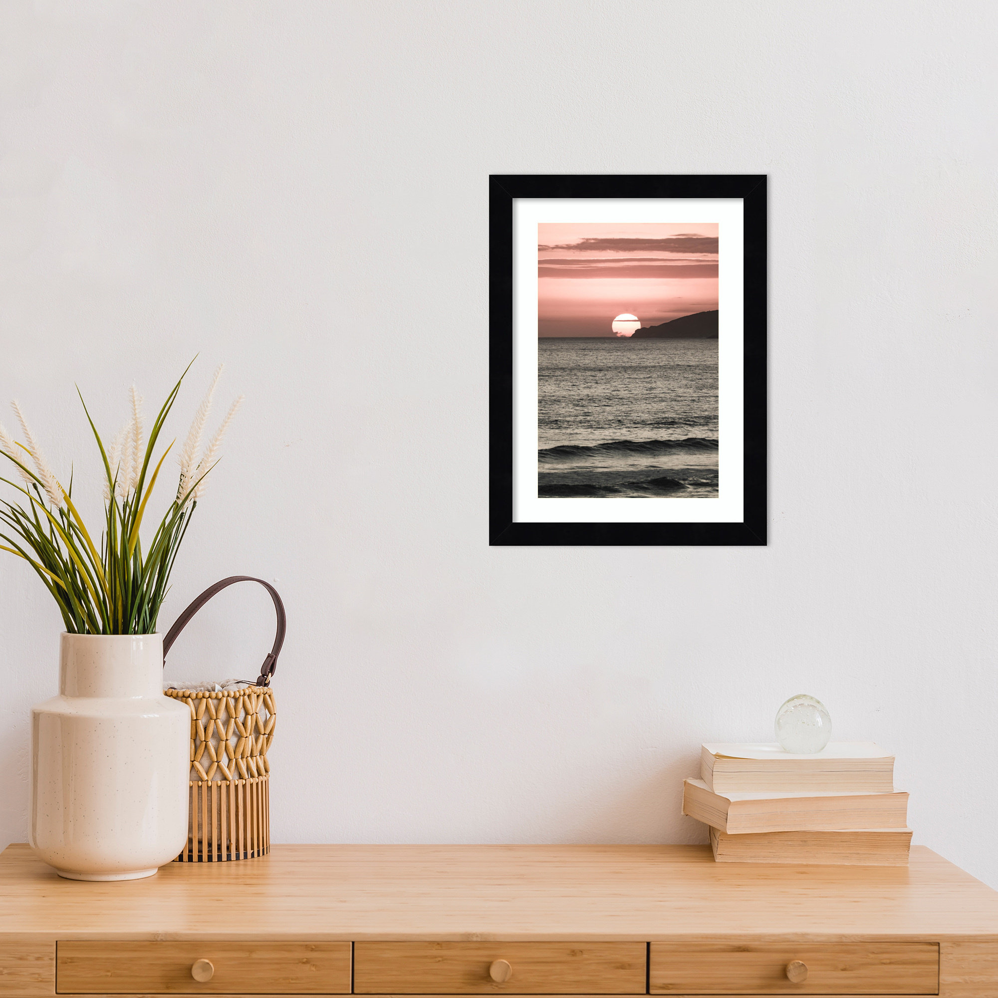 Melting Skies by Shot by Clint Wood Framed Wall Art Print, Black , 13" H x 10" W