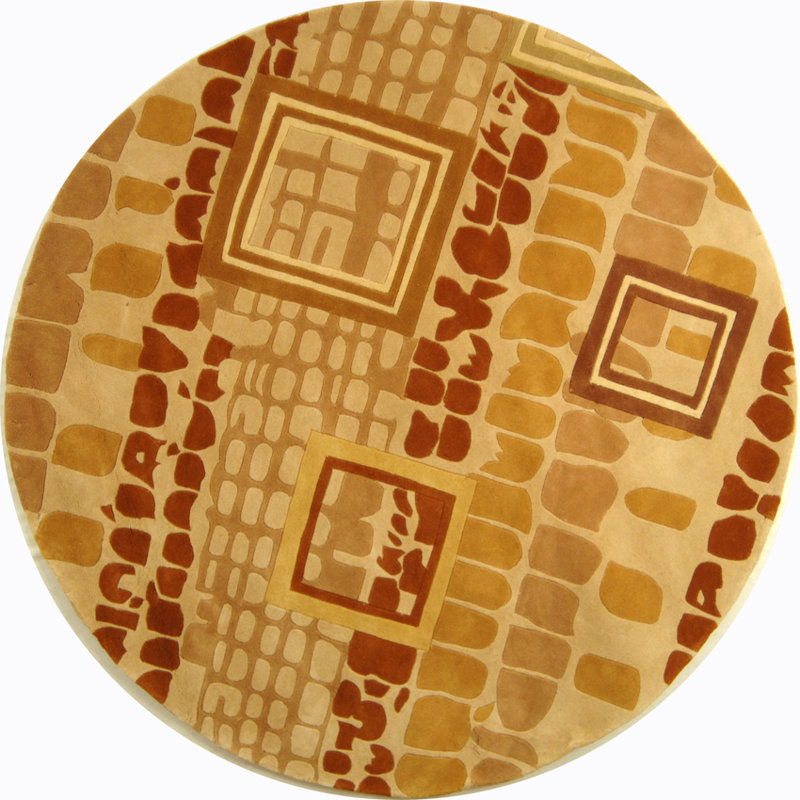 Tapis en laine touffeté à la main Charbonneau Drive, Rectangle 2 pi 6 po x 4 pi 6 po