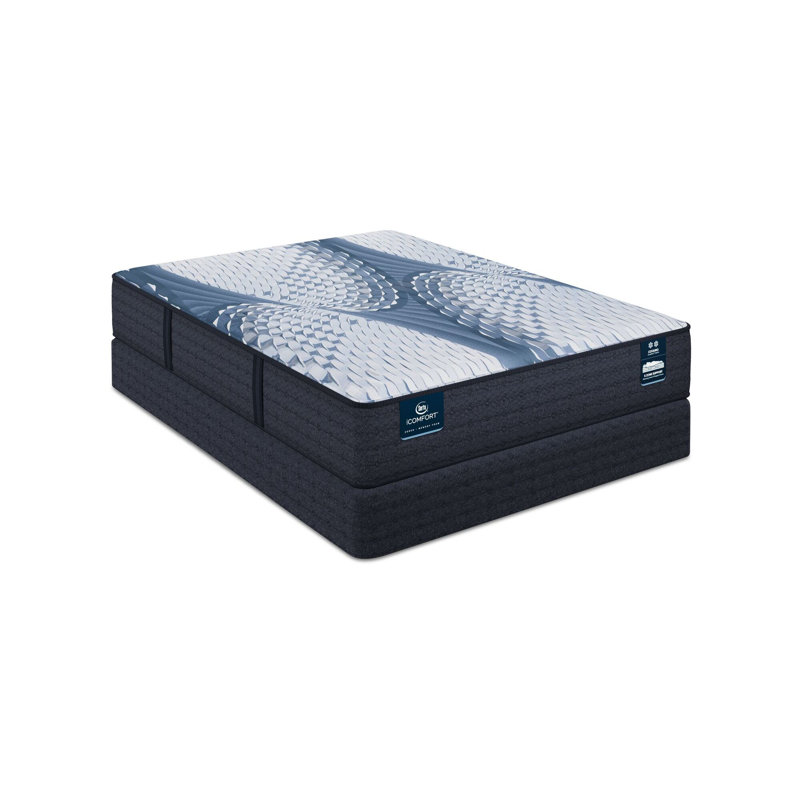 iComfort Aveda Plush Mattress with Standard Profile 9" Foundation, Extra-long Twin